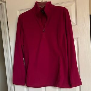 Columbia Red Quarter-Zip Pullover